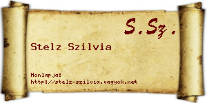 Stelz Szilvia névjegykártya